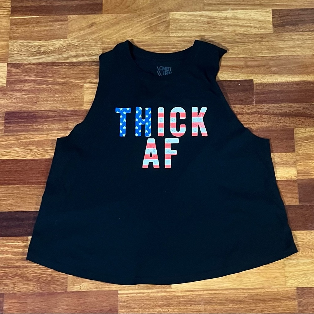 Combat Iron Co cropped tank size XL “Thick AF”